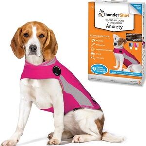 ThunderShirt for Dogs, Large, Pink Rugby - Dog Anxiety Vest